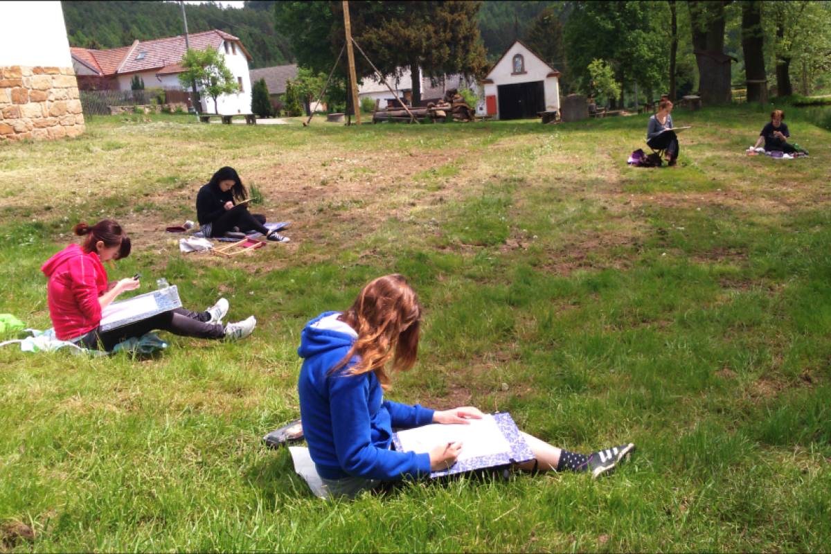 Malování a kreslení v plenéru